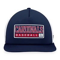 Men's Majestic Navy/White St. Louis Cardinals Foam Trucker Snapback Hat