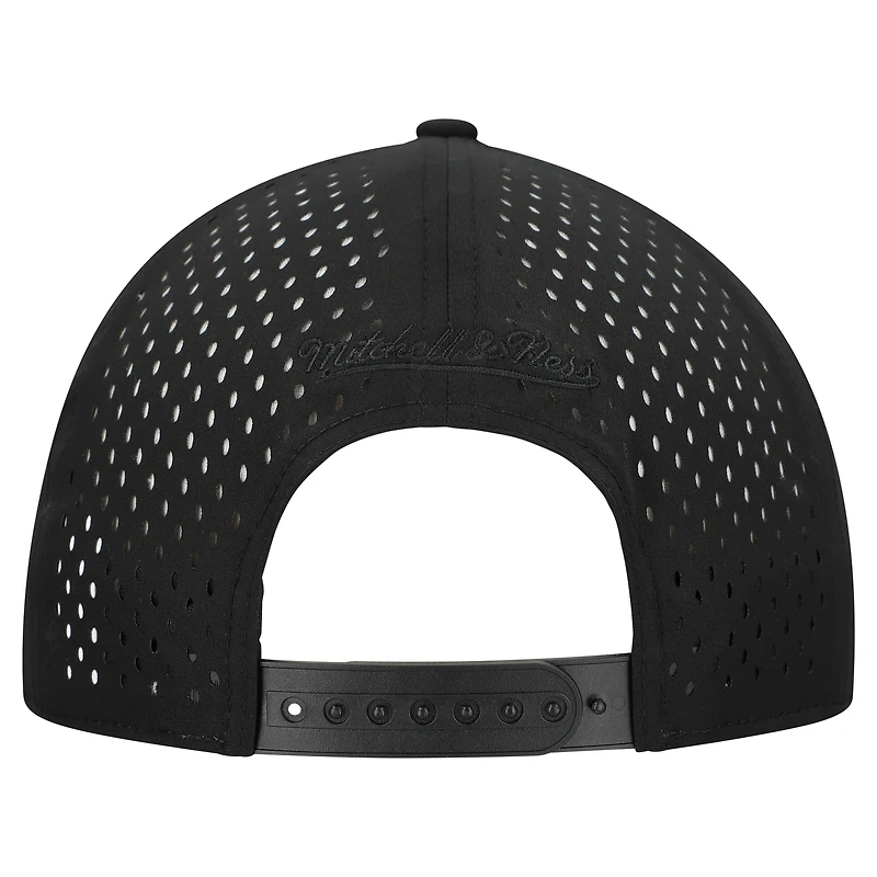 Casquette ajustable Mitchell & Ness noire St. Louis Cardinals Perfect Icon Pro Pinch pour homme