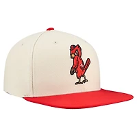 Casquette snapback basique Mitchell & Ness crème pour homme, collection Cooperstown, Cardinals de St. Louis