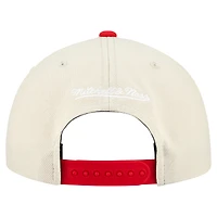 Men's Mitchell & Ness Cream St. Louis Cardinals Cooperstown Collection Basic Flip Snapback Hat