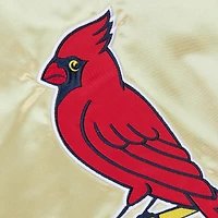 Veste légère en satin entièrement zippée Mitchell & Ness Gold St. Louis Cardinals OG 2.0 pour hommes