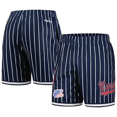 Mitchell & Ness Navy St. Louis Cardinals Cooperstown Collection 1982 World Series City Short en filet pour homme
