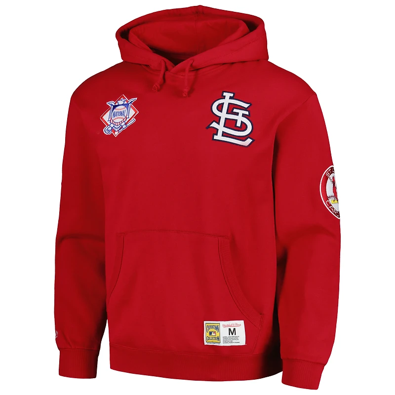 Men's Mitchell & Ness Red St. Louis Cardinals City Collection Pullover Hoodie