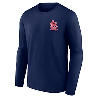 Men's  Navy St. Louis Cardinals Hometown Graphic Long Sleeve T-Shirt