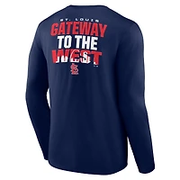 Men's  Navy St. Louis Cardinals Hometown Graphic Long Sleeve T-Shirt