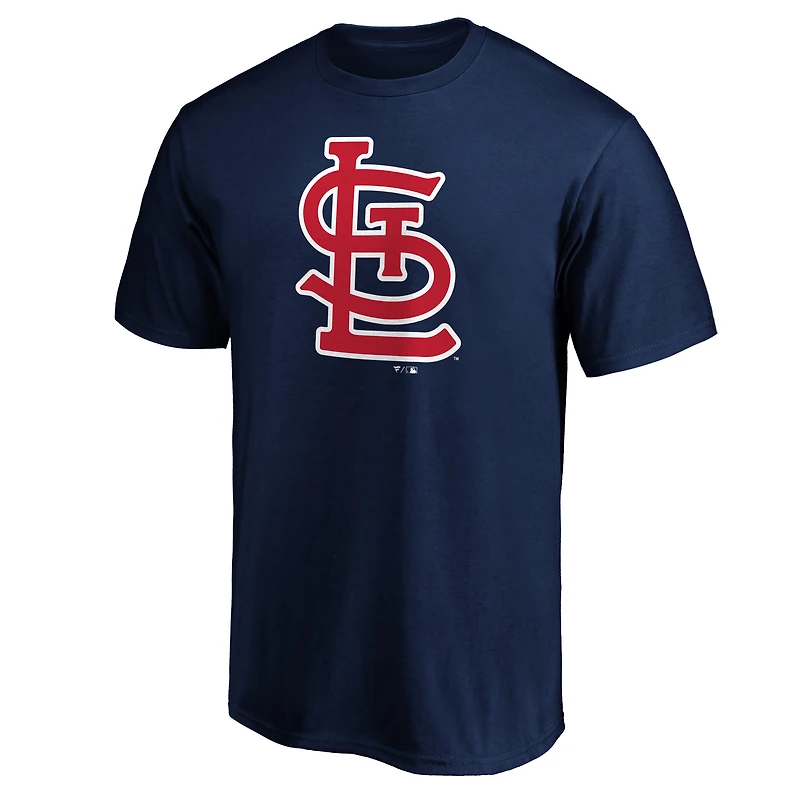 Men's  Charcoal St. Louis Cardinals Official Logo T-Shirt