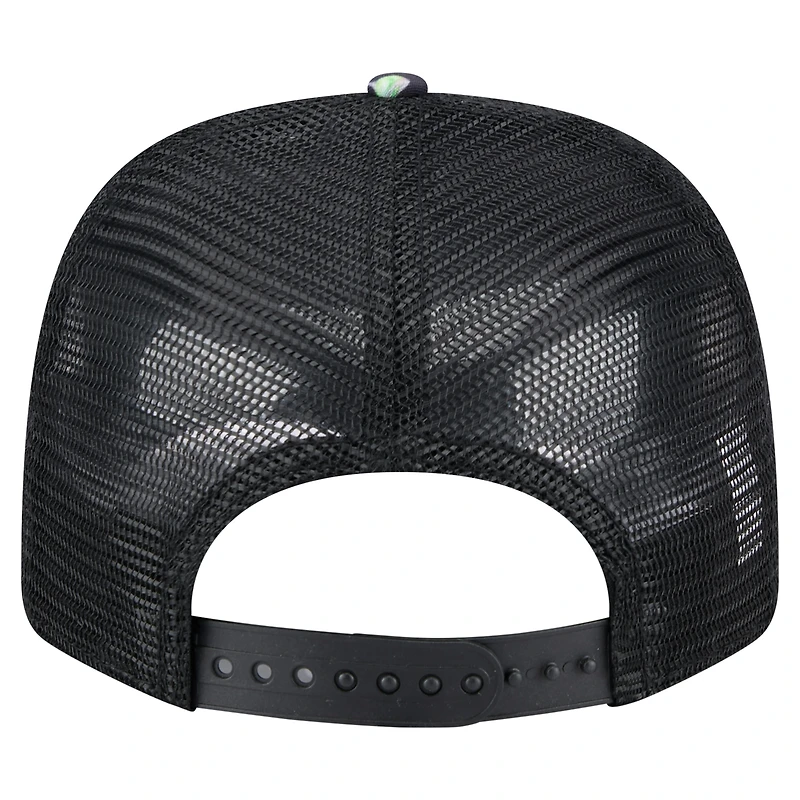 Men's New Era Black St. Louis Cardinals Adventure Drinks Pattern 9SEVENTY Stretch-Snap Hat