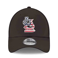 Men's New Era Black St. Louis Cardinals America 250 39THIRTY Flex Hat