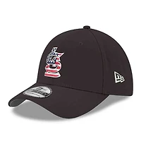 Men's New Era Black St. Louis Cardinals America 250 39THIRTY Flex Hat