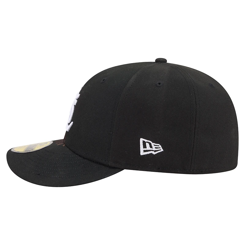 Men's New Era Black St. Louis Cardinals Americana Bald Eagle Pre-Curved 59FIFTY Fitted Hat