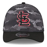 Casquette New Era 39THIRTY Flex noire à motif camouflage des Cardinals de Saint-Louis pour homme