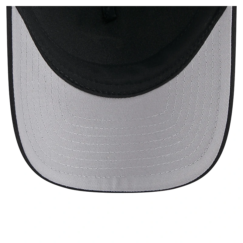 Men's New Era Black St. Louis Cardinals City Initial 9FORTY A-Frame M-Crown Adjustable Trucker Hat