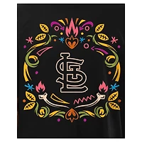 Men's New Era Black St. Louis Cardinals Día de los Muertos T-Shirt