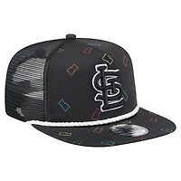Men's New Era  Black St. Louis Cardinals Gummy Golfer Trucker Snapback Hat