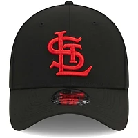 Men's New Era Black St. Louis Cardinals Logo 39THIRTY Flex Hat