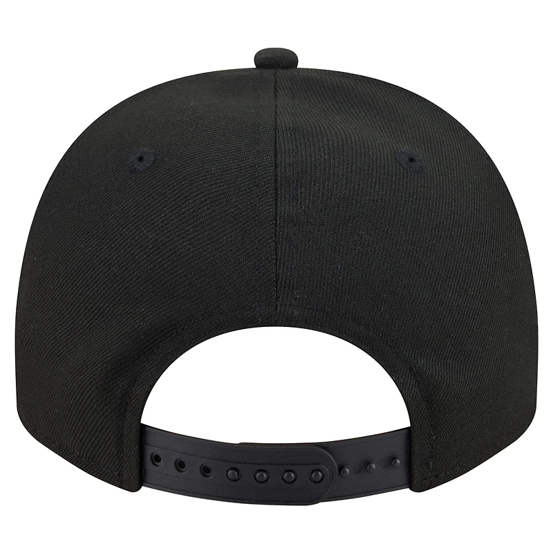 Men's New Era  Black St. Louis Cardinals Motion A-Frame 9FIFTY Snapback Hat