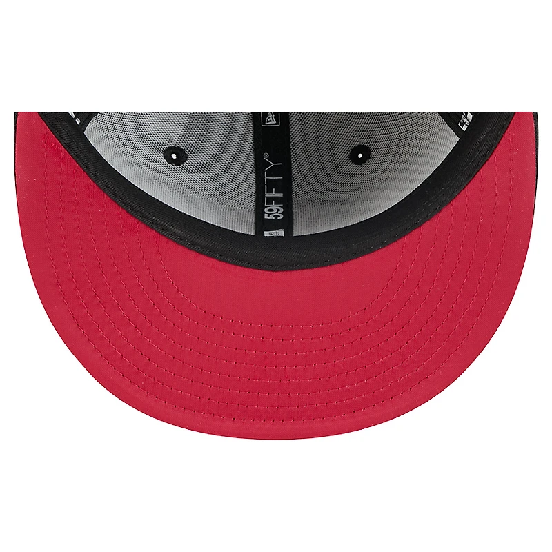 Men's New Era Black St. Louis Cardinals Soutache 59FIFTY Fitted Hat