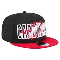 Men's New Era Black St. Louis Cardinals Splatter 9FIFTY Snapback Hat