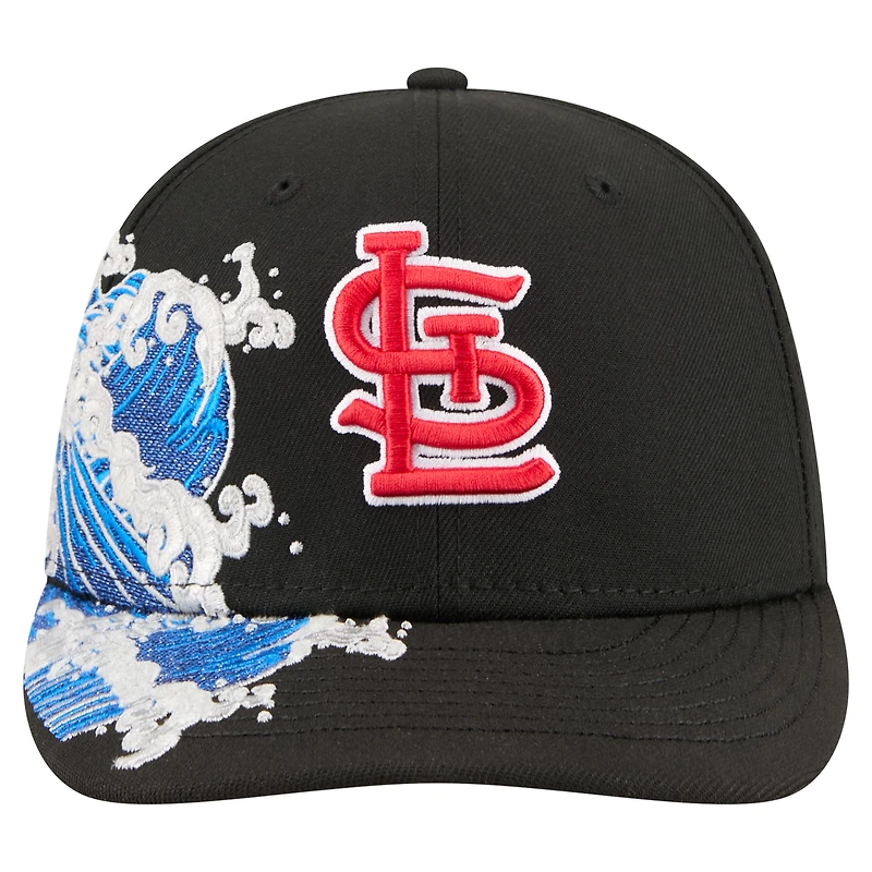 Men's New Era  Black St. Louis Cardinals Surf 59FIFTY Fitted Hat