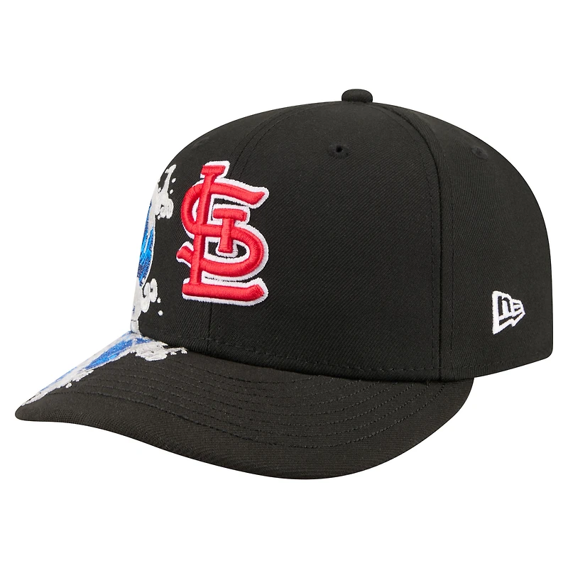 Men's New Era  Black St. Louis Cardinals Surf 59FIFTY Fitted Hat