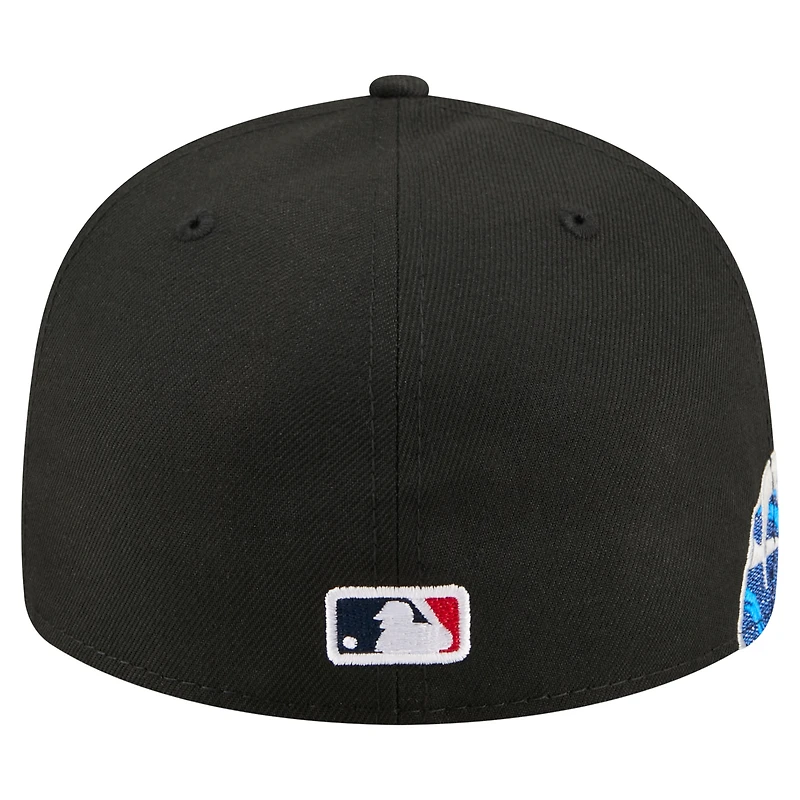 Casquette ajustée New Era 59FIFTY noire pour homme, motif Cardinals de Saint-Louis.
