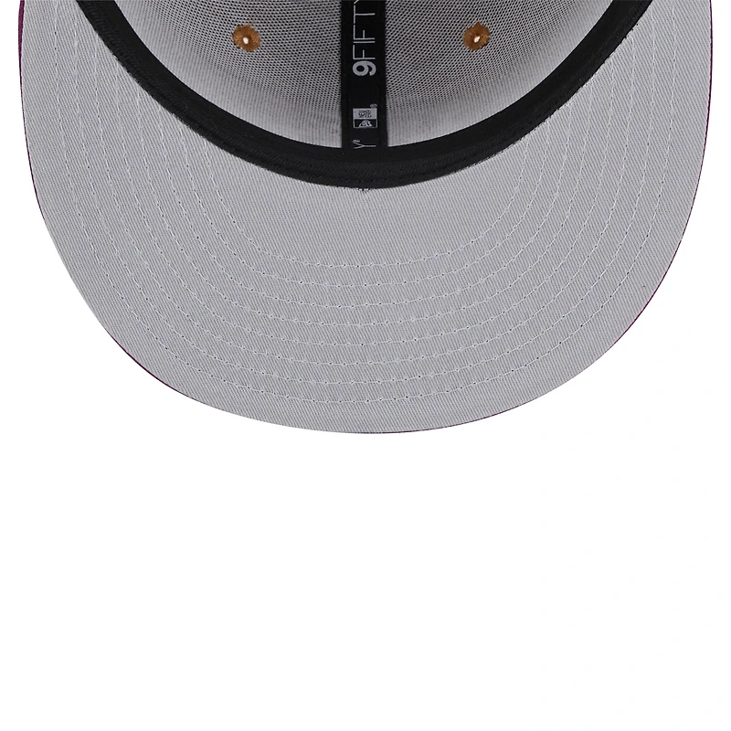 Men's New Era Brown/Purple St. Louis Cardinals Color Pack Two-Tone 9FIFTY Snapback Hat