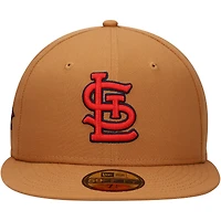 Casquette ajustée 59FIFTY New Era pour hommes des St. Louis Cardinals marron