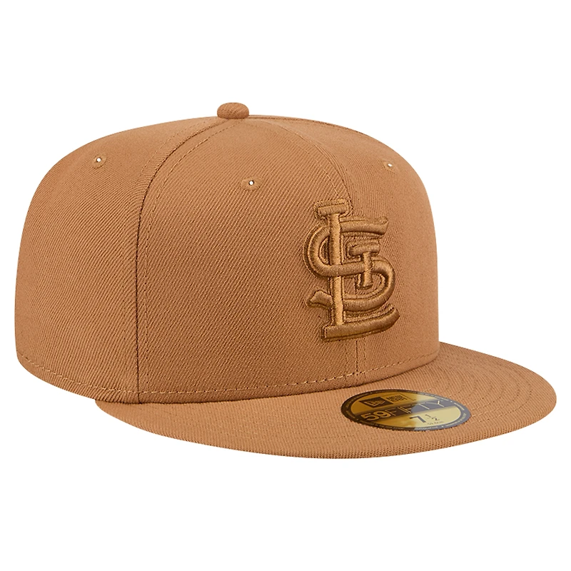 Casquette ajustée 59FIFTY New Era pour hommes des St. Louis Cardinals marron