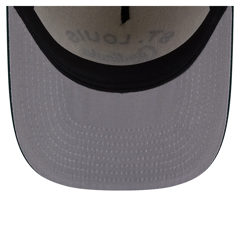 Casquette snapback New Era 9FIFTY pour homme, crème/vert foncé, St. Louis Cardinals, modèle Chrome A-Frame.