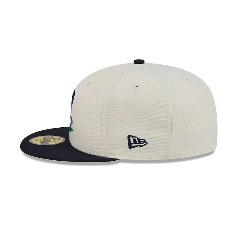 Men's New Era  Cream/Navy St. Louis Cardinals Bullpen Cart 59FIFTY Fitted Hat