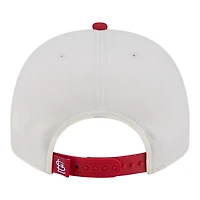 Casquette snapback New Era crème/rouge St. Louis Cardinals Classic A-Frame 9FIFTY pour homme