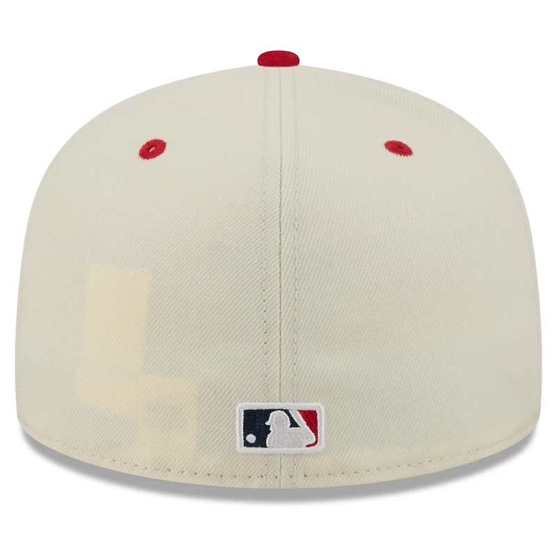 Men's New Era Cream/Red St. Louis Cardinals USA 250 Fourth of July 59FIFTY Fitted Hat