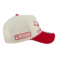 Men's New Era  Cream St. Louis Cardinals 2026 Spring Training Fan Pack Rope A-Frame 9FORTY Adjustable Hat