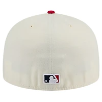 Men's New Era Cream St. Louis Cardinals Chrome 59FIFTY Fitted Hat