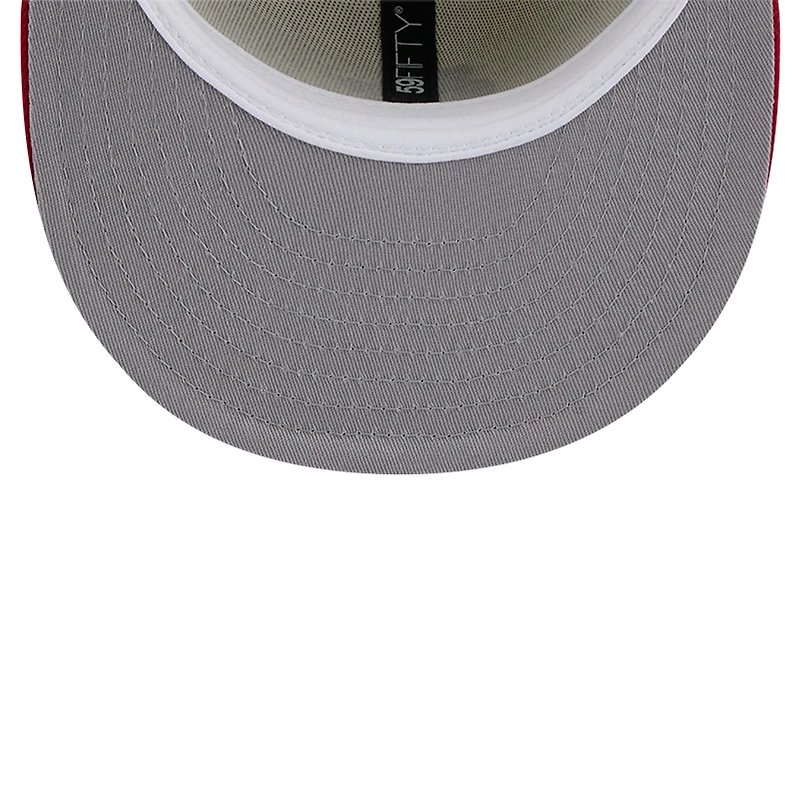 Men's New Era Cream St. Louis Cardinals Chrome 59FIFTY Fitted Hat