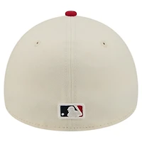 Men's New Era  Cream St. Louis Cardinals Chrome A-Frame 59FORTY Fitted Hat