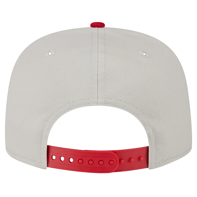 Men's New Era Cream St. Louis Cardinals Iron Golfer Snapback Hat