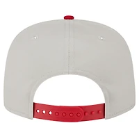 Men's New Era Cream St. Louis Cardinals Iron Golfer Snapback Hat