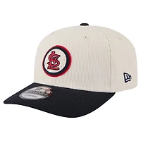 Men's New Era  Cream St. Louis Cardinals Loyal 9SEVENTY Adjustable Hat