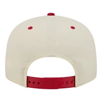 Men's New Era Cream St. Louis Cardinals Oversized Slogan 9FIFTY Snapback Hat