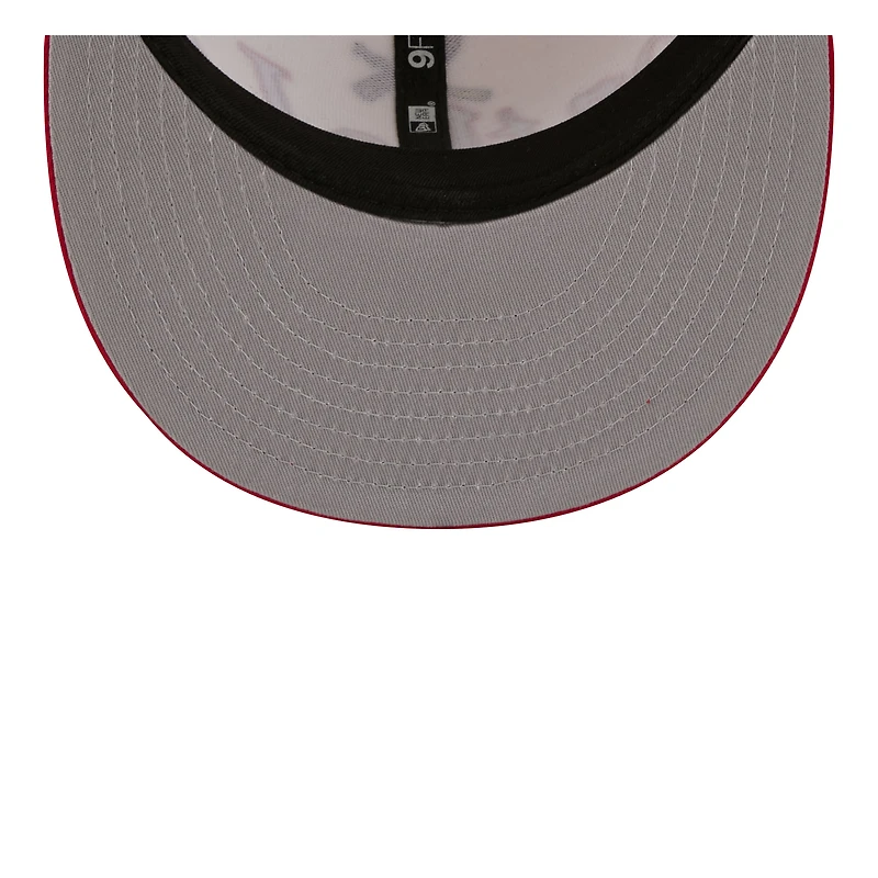 Men's New Era Cream St. Louis Cardinals Oversized Slogan 9FIFTY Snapback Hat