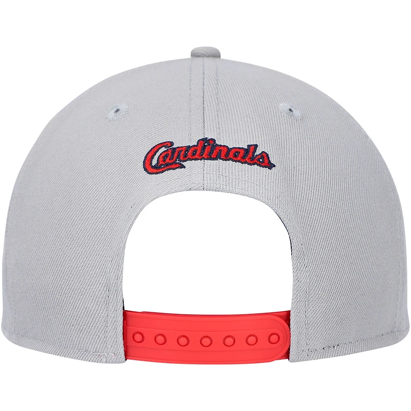 Casquette rouge Snapback 9FIFTY St. Louis Cardinals Band New Era pour homme