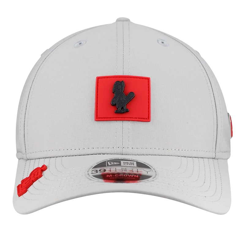 Men's New Era  Gray St. Louis Cardinals 2026 Clubhouse Alternate 39THIRTY Flex Hat