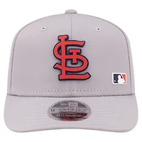 Men's New Era Gray St. Louis Cardinals Laser Perforated 9SEVENTY Adjustable Hat