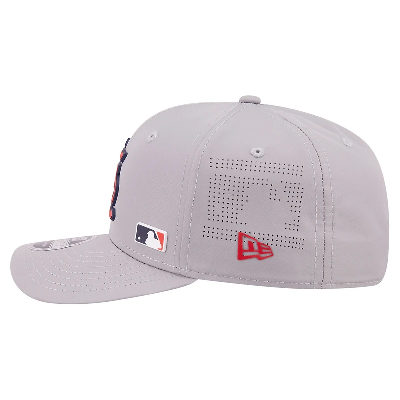Men's New Era Gray St. Louis Cardinals Laser Perforated 9SEVENTY Adjustable Hat