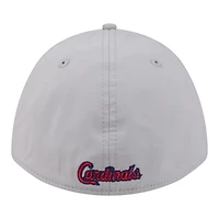 Men's New Era Gray St. Louis Cardinals Patch 39THIRTY A-Frame M-Crown Perforated Flex Hat