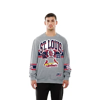 Sweat-shirt New Era Sport Classics gris pour homme, modèle St. Louis Cardinals