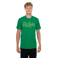 T-shirt New Era vert pour homme, St. Louis Cardinals, édition spéciale Saint-Patrick 2026