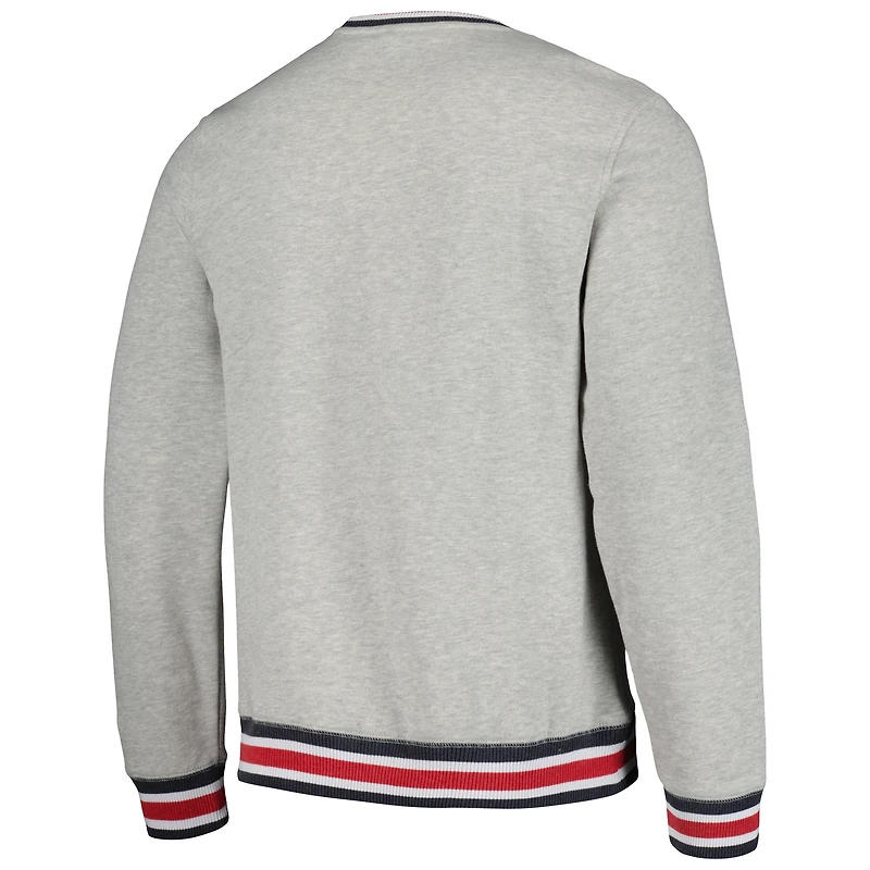 Sweat-shirt à enfiler classique Throwback des Cardinals de St. Louis gris chiné New Era pour hommes