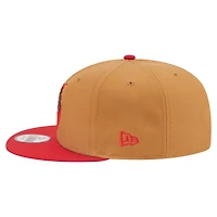 Men's New Era Khaki/Red St. Louis Cardinals Ice Cream 9FIFTY Snapback Hat